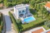 Villa in Krnica - Villa Monte D'Or for 8 people with private pool and sea view