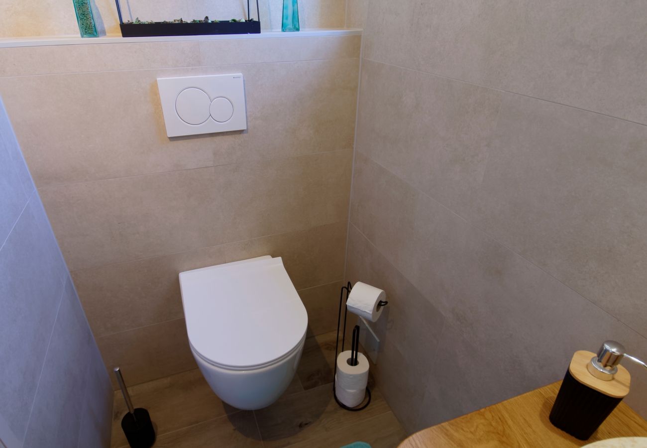 Villa in Srebrnići - Villa Stella Polaris for 8 persons in Central Istria with private pool, sea view, large garden & kids playground