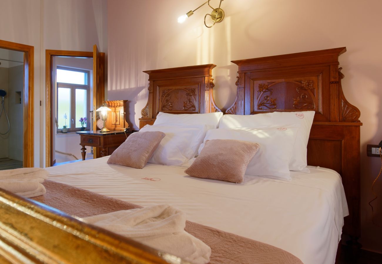 Villa in Srebrnići - Villa Stella Polaris for 8 persons in Central Istria with private pool, sea view, large garden & kids playground