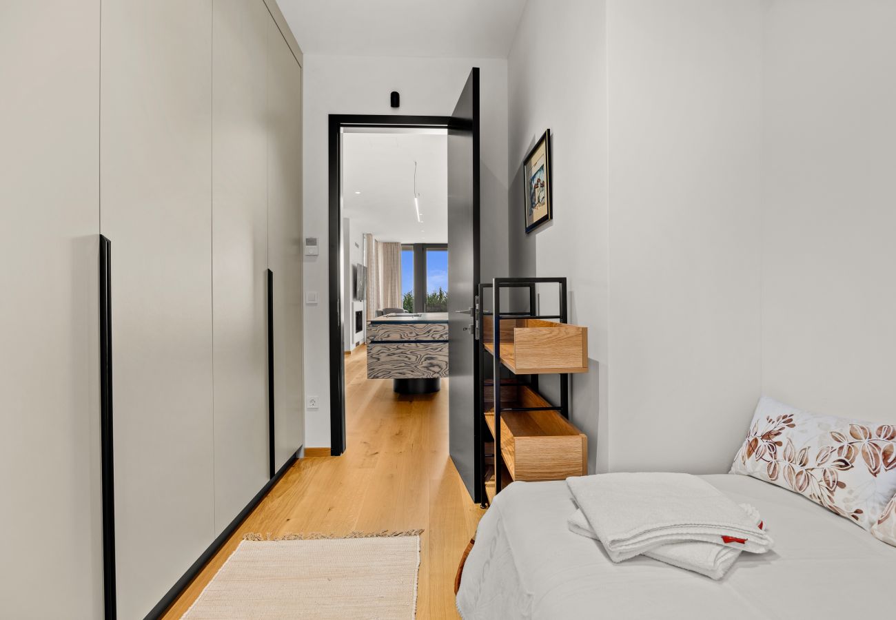 Villa in Brtonigla - Villa Miracle for 5 persons near Novigrad with wellness area, 50 m2 heated pool & sea view