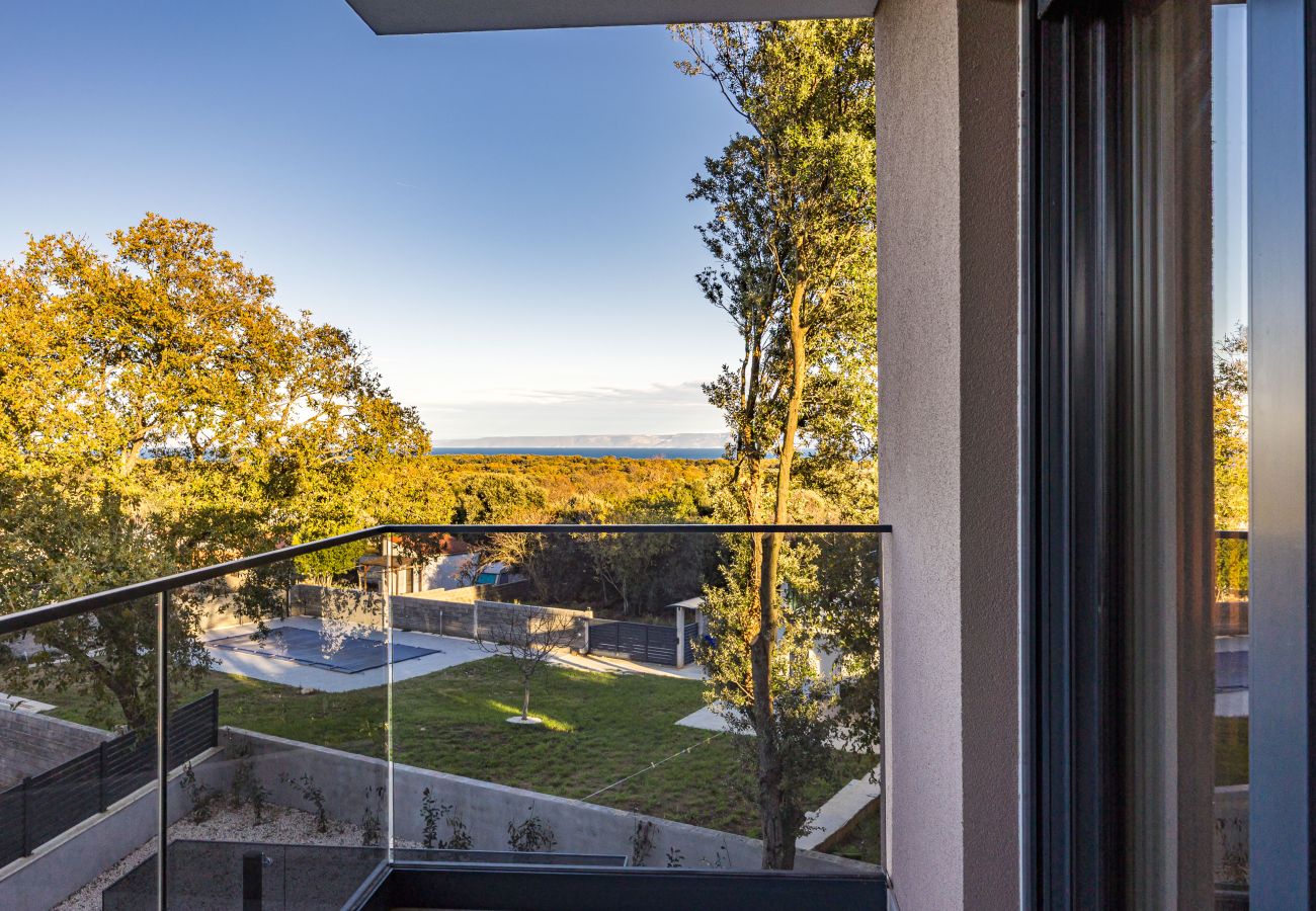 Villa in Ližnjan - Casa Carla near Medulin for 10 persons with 48 m2 heated pool and beautiful sea view - pet friendly