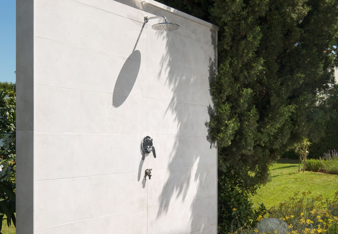 Villa in Brnobici - Villa Mariva for 8 persons near Poreč with 44 m2 heated pool, sea view, fitness & kids playground