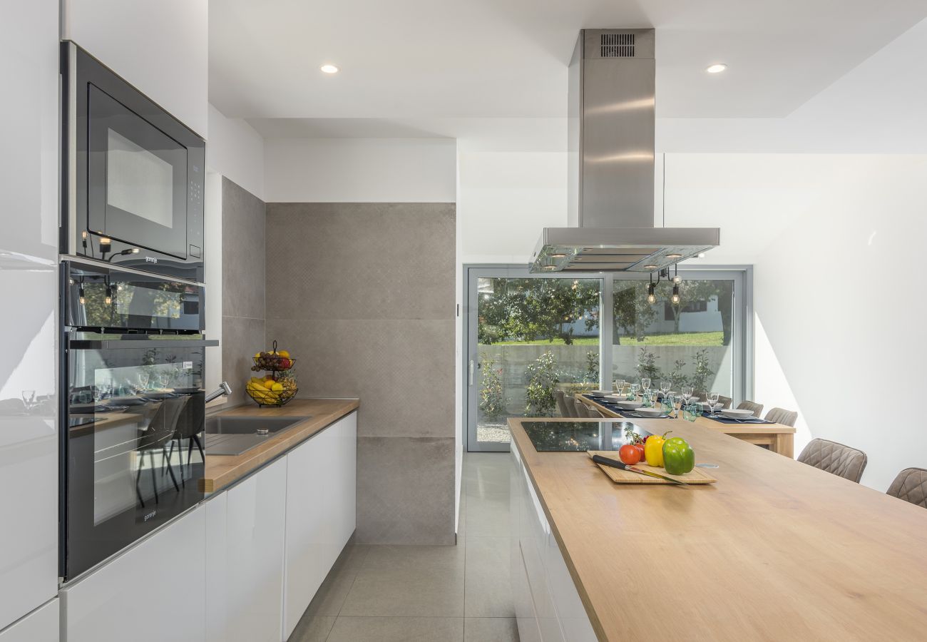 Villa in Mali Golji - Villa Aurelia near Labin for 9 persons with heated 60 m2 pool, wellness & kids playground