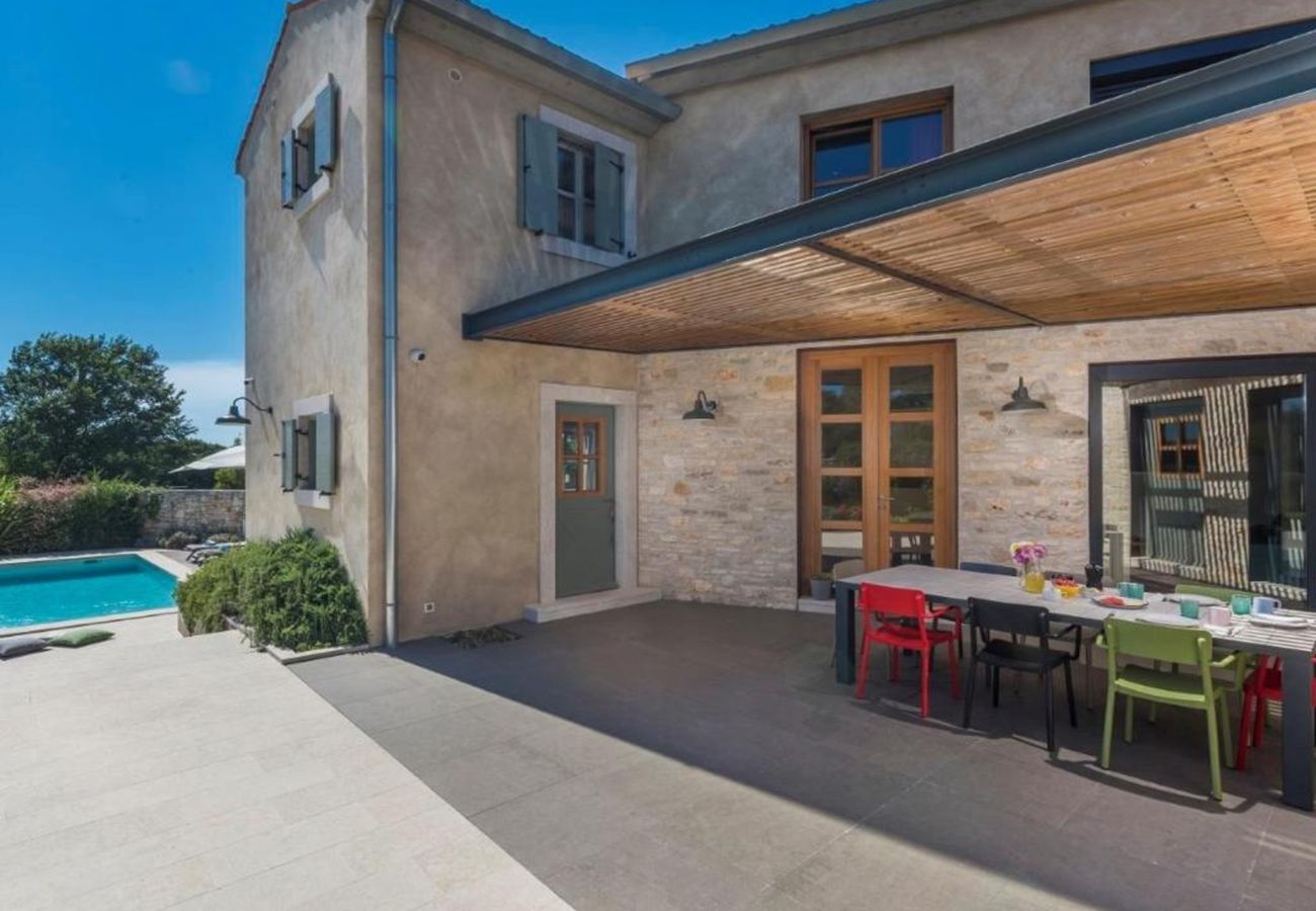 Villa in Kurili - Casa Labobina near Rovinj for 8 persons with private 32 m2 heated pool - pet friendly