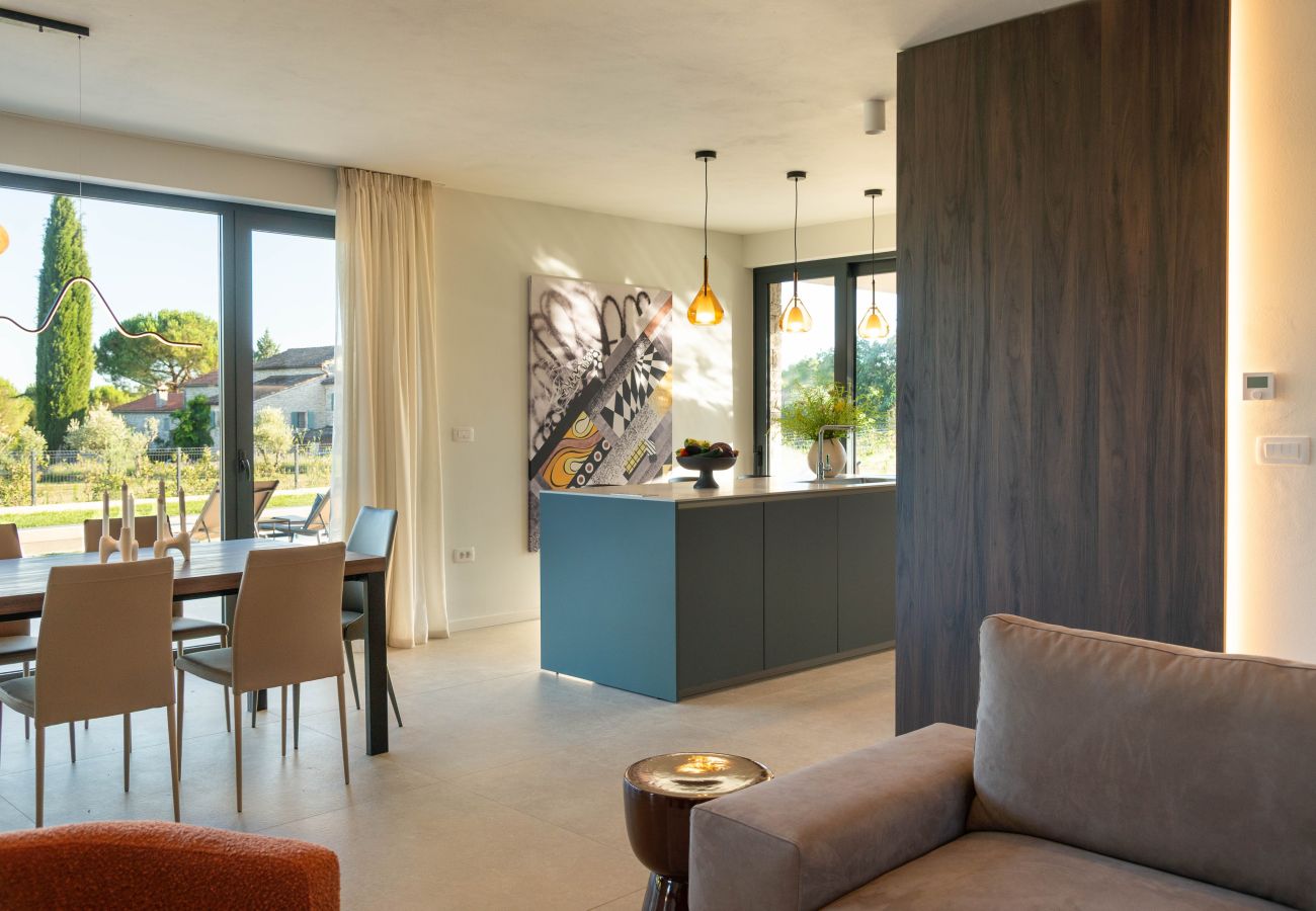 Villa in Kurili - Villa Natura Silente near Rovinj for 8 people with 40 m2 heated pool, sauna & jacuzzi 