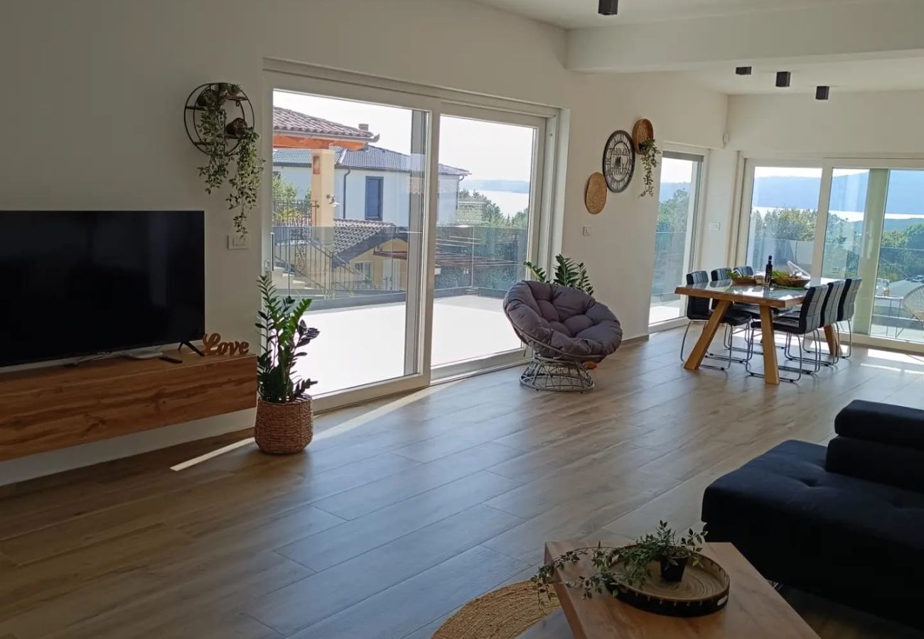 Villa in Pomer - Villa Pergosa near Medulin for 8 persons with 38 m2 pool, sea view - only 200 meters from beach