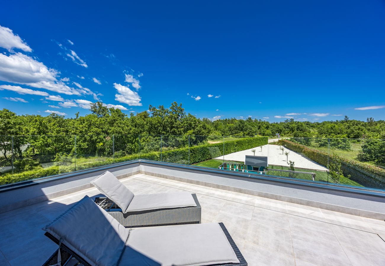 Villa in Vodnjan - Villa Infinity near Pula for 8 persons with 68 m2 private pool, sauna & kids playground