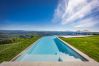 Villa in Pazin - Villa Vista Zamask for 7 persons near Motovun with 60 m2 heated pool, free bikes & panoramic view