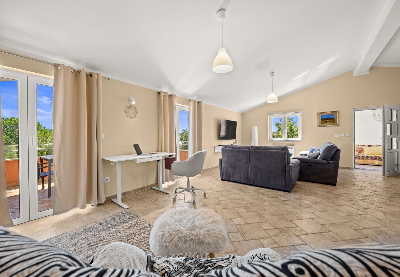 Villa in Vodnjan - Majmajola Garden Villa for 14 persons near Pula with kids playground, sauna & large garden