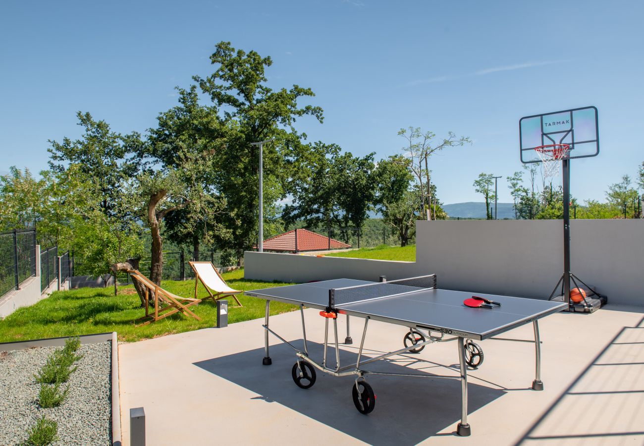 Вилла на Sveta Nedelja - Luxury Villa Callista near Labin with kids playground, fitness and heated pool