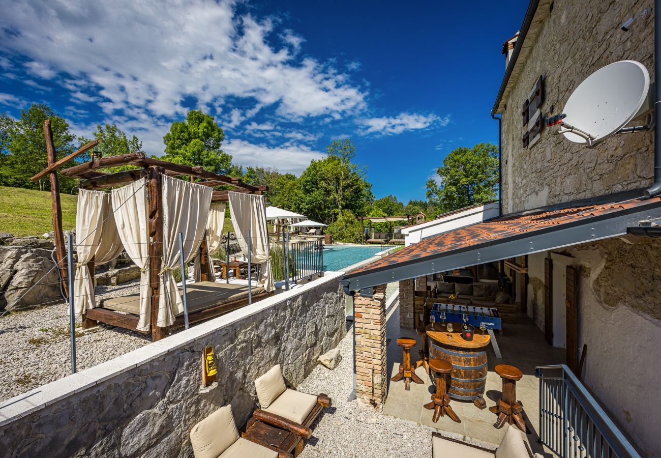 Вилла на Žudetici - Villa Blazeni Miroslav Bulesic in Central Istria for 8 people with private heated pool and sauna