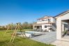 Вилла на Divšici - Villa Korat for 8 people in Central Istria with 49 m2 pool, sauna & children playground