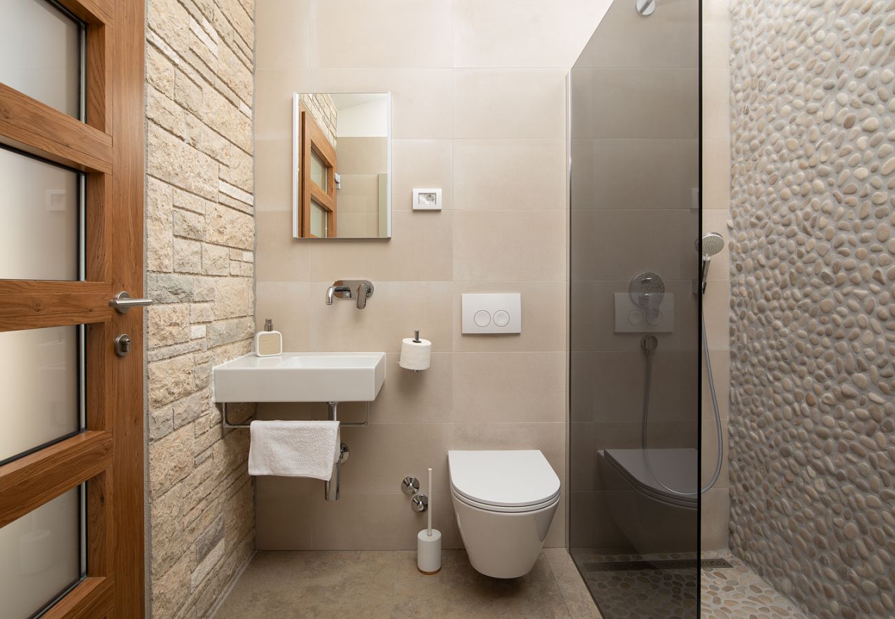 Вилла на Šišan - Casa Ginetto for 8 people near Pula with infinity 45 m2 and extra kids pool & large garden