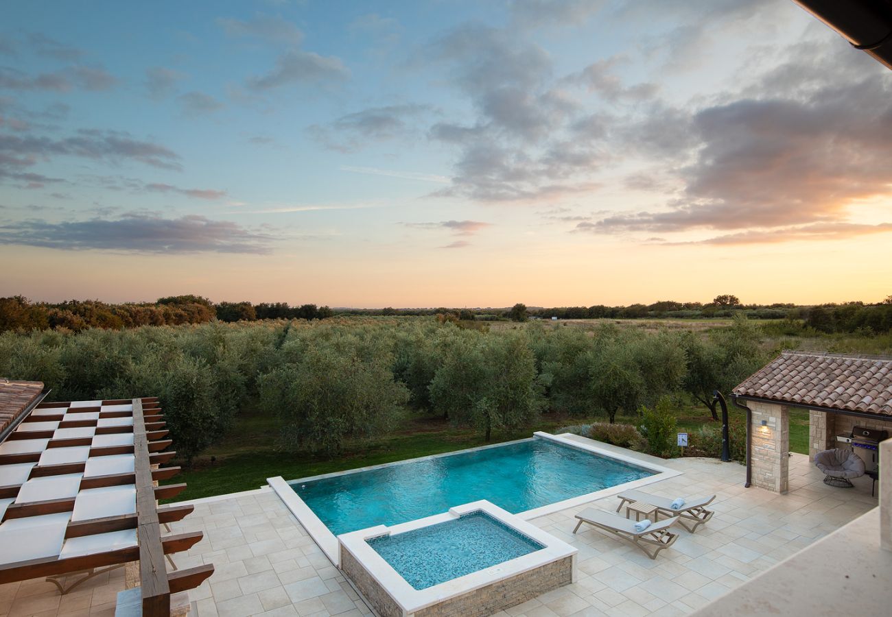 Вилла на Šišan - Casa Ginetto for 8 people near Pula with infinity 45 m2 and extra kids pool & large garden