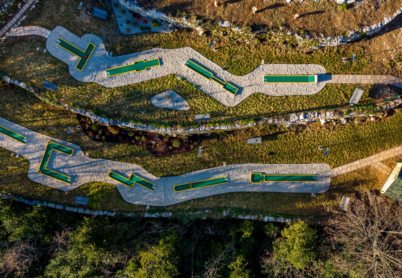 Вилла на Poljane - Luxury Villa AltaVista near Opatija for 8 people with wellness, private mini golf court & amazing sea view