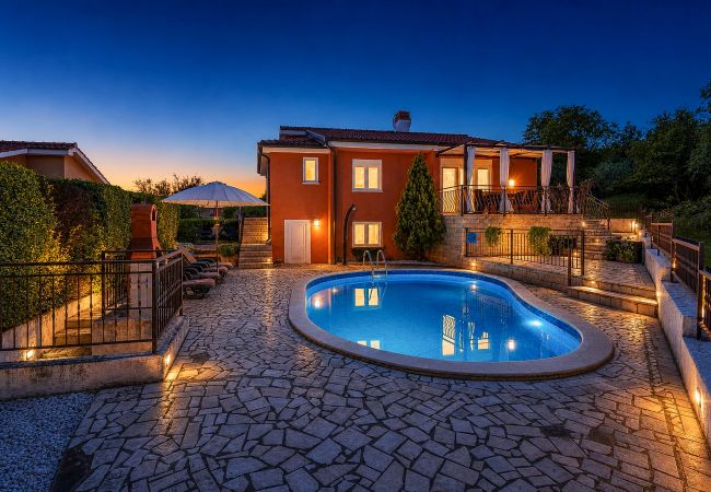 Вилла на Montižana - Villa Belvedere for 6 people near Poreč with sea view and pet friendly