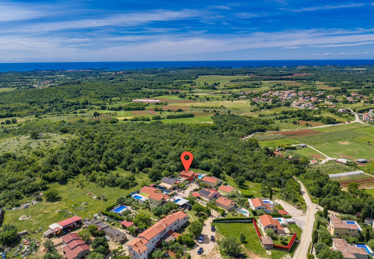 Вилла на Montižana - Villa Belvedere for 6 people near Poreč with sea view and pet friendly