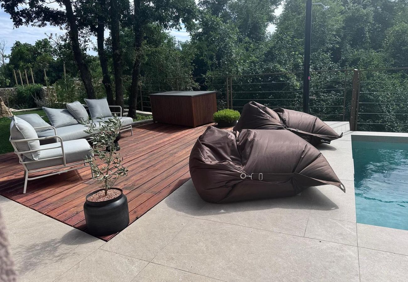 Вилла на Presika - Villa Veros for 5 people near Labin - Rabac with private pool & kids playground