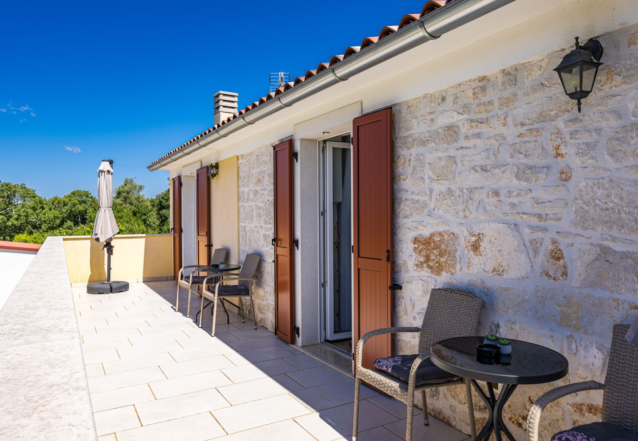 Вилла на Bale - Villa Fuma for 6 persons with private pool & sea view in Central Istria 