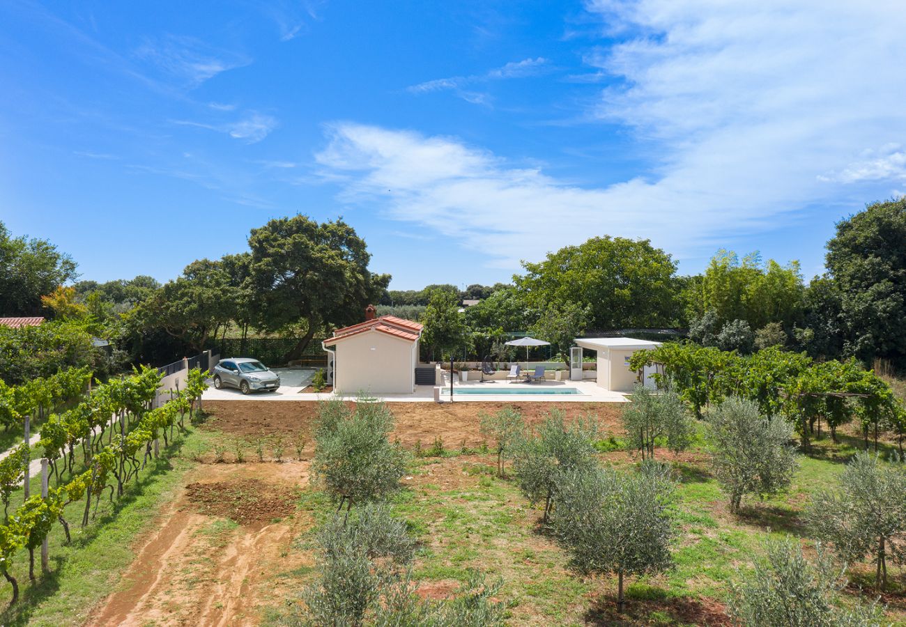 Вилла на Šišan - Villa Cvita for 2 people near Pula with private heated pool 