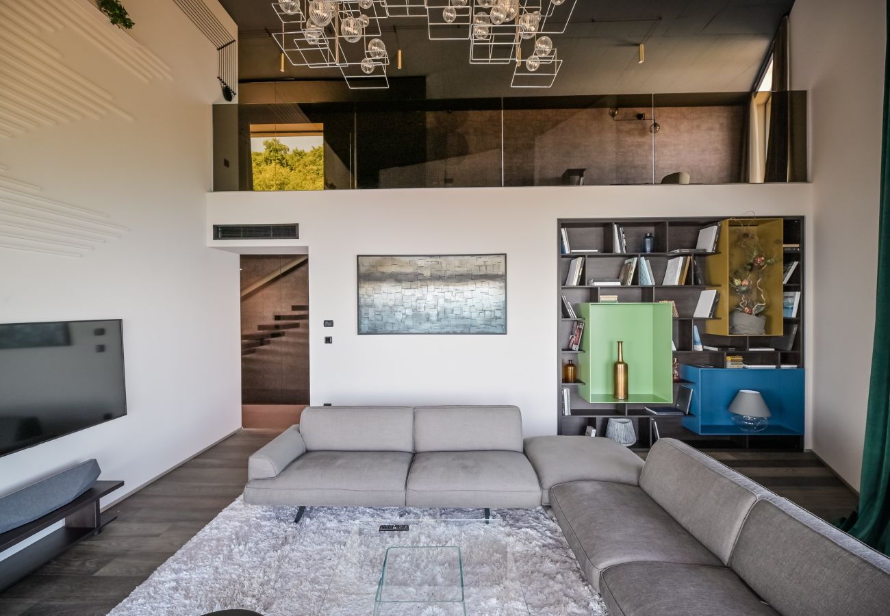 Вилла на Mošcenice - Luxury Villa Vista Hills for 14 persons near Opatija with heated pool, sea view & wellness 