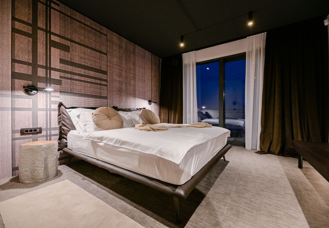 Вилла на Mošcenice - Luxury Villa Vista Hills for 14 persons near Opatija with heated pool, sea view & wellness 