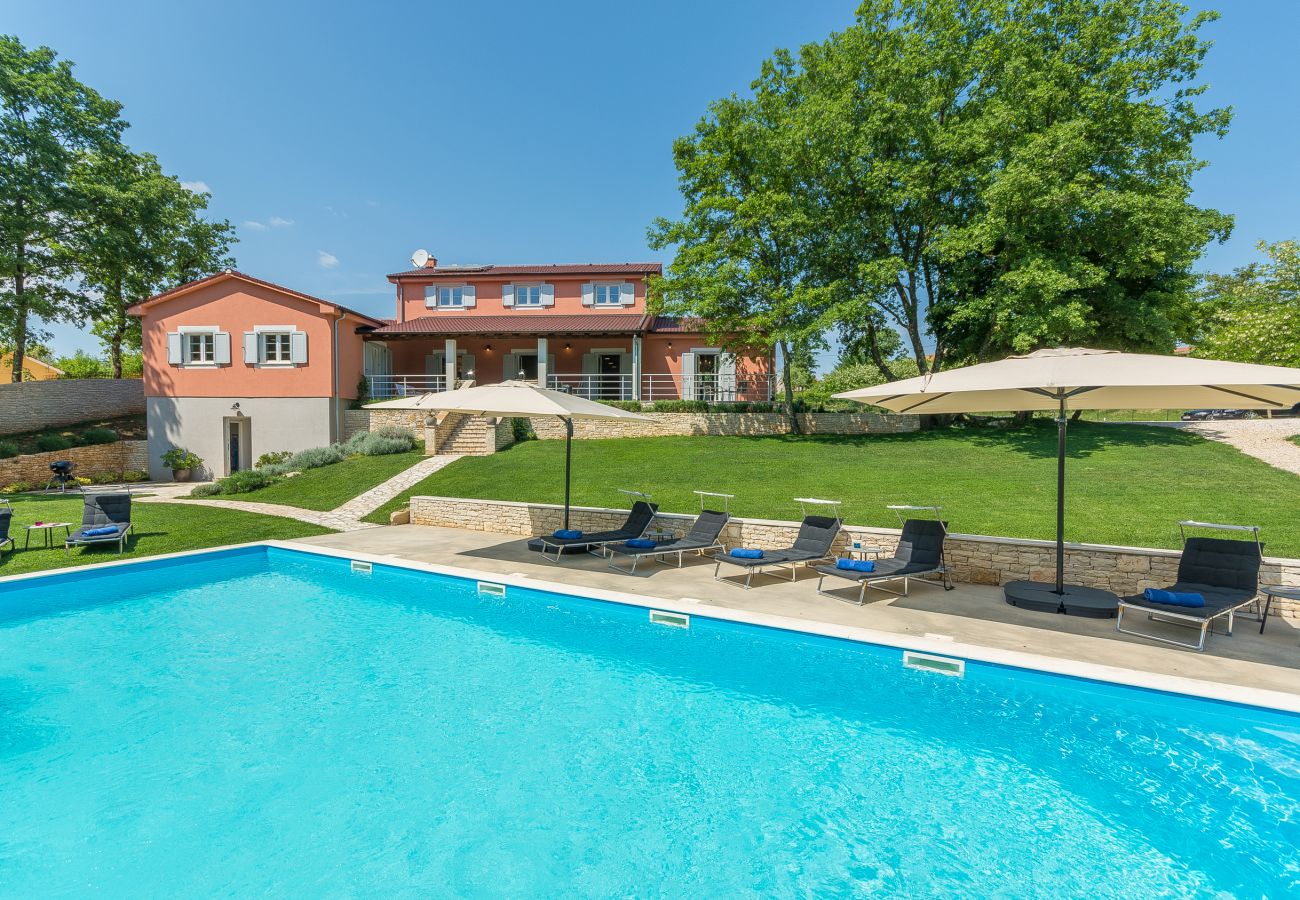 Вилла на Modrušani - Villa Tre Colonne for 10 persons in Central Istria with 60 m2 private pool & sauna 
