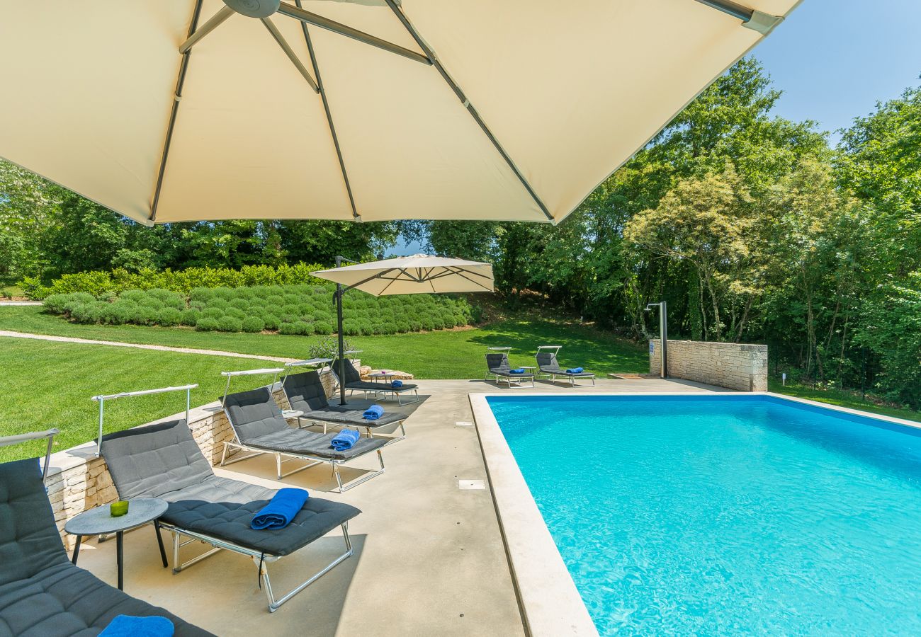 Вилла на Modrušani - Villa Tre Colonne for 10 persons in Central Istria with 60 m2 private pool & sauna 