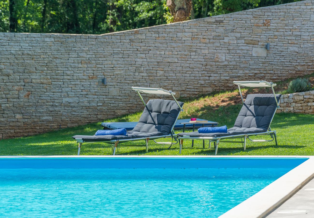 Вилла на Modrušani - Villa Tre Colonne for 10 persons in Central Istria with 60 m2 private pool & sauna 
