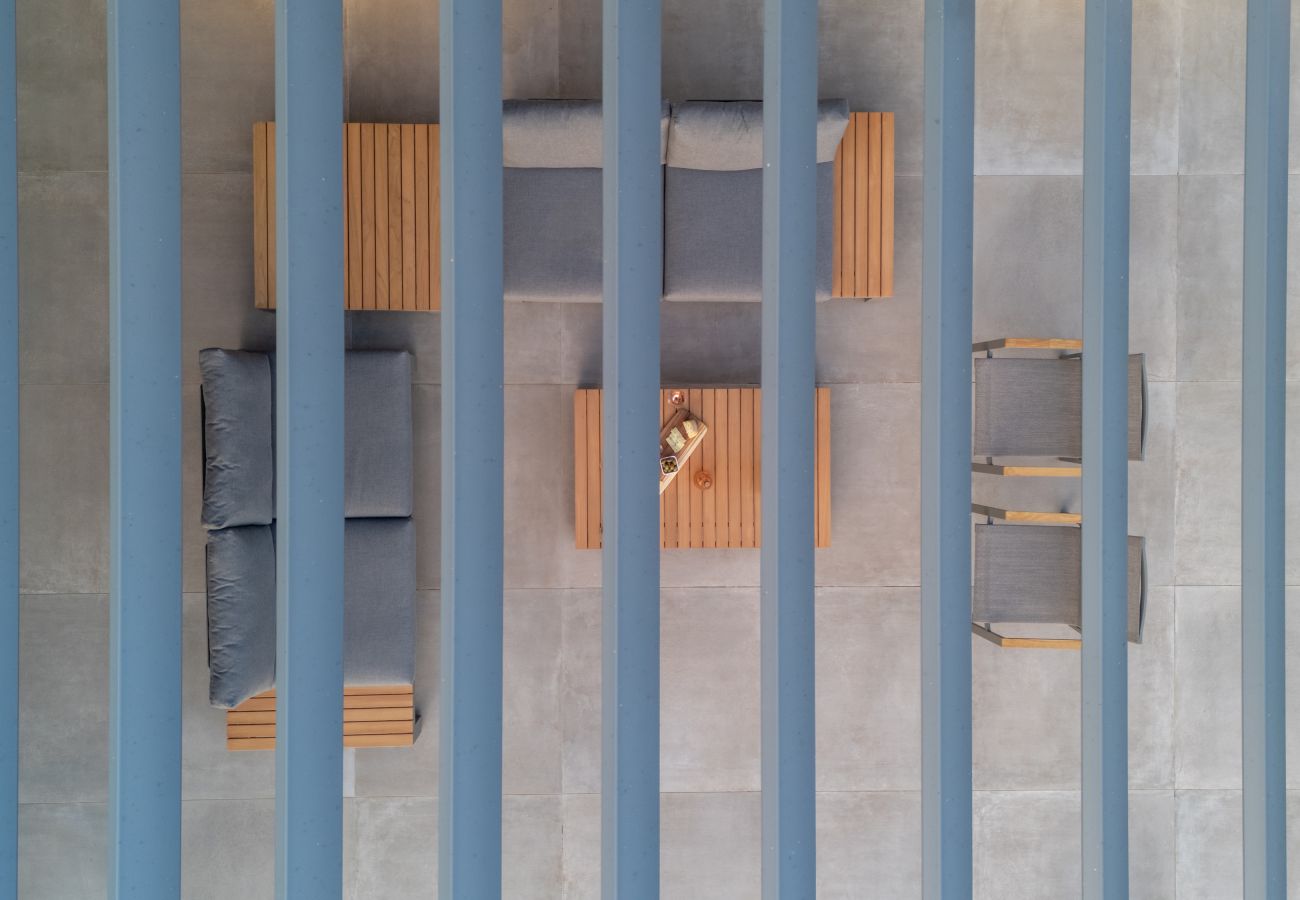 Вилла на Višnjan - Villa Visignano near Poreč for 8 people with 49 m2 heated pool, wellness & sea view