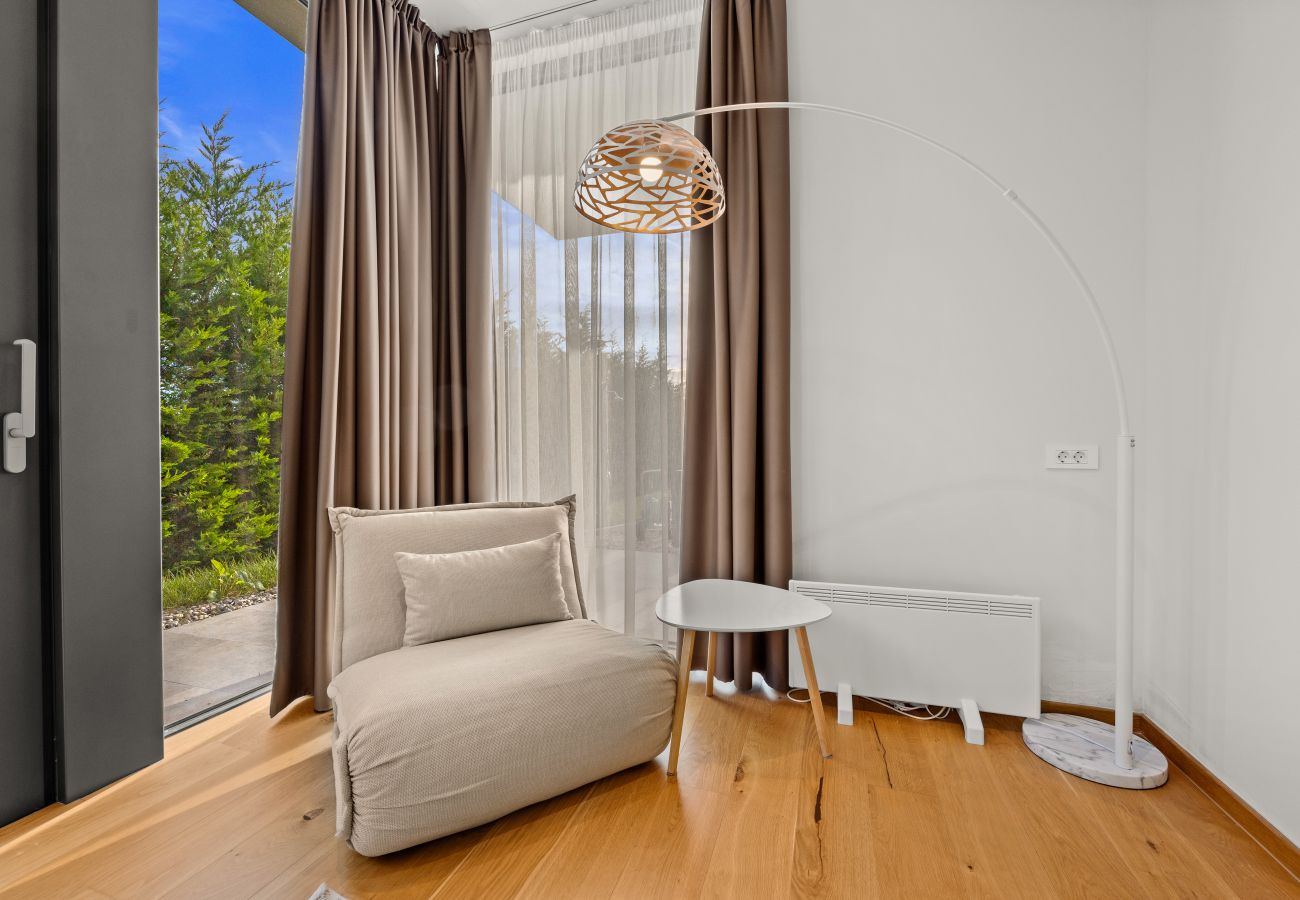 Вилла на Brtonigla - Villa Miracle for 5 persons near Novigrad with wellness area, 50 m2 heated pool & sea view