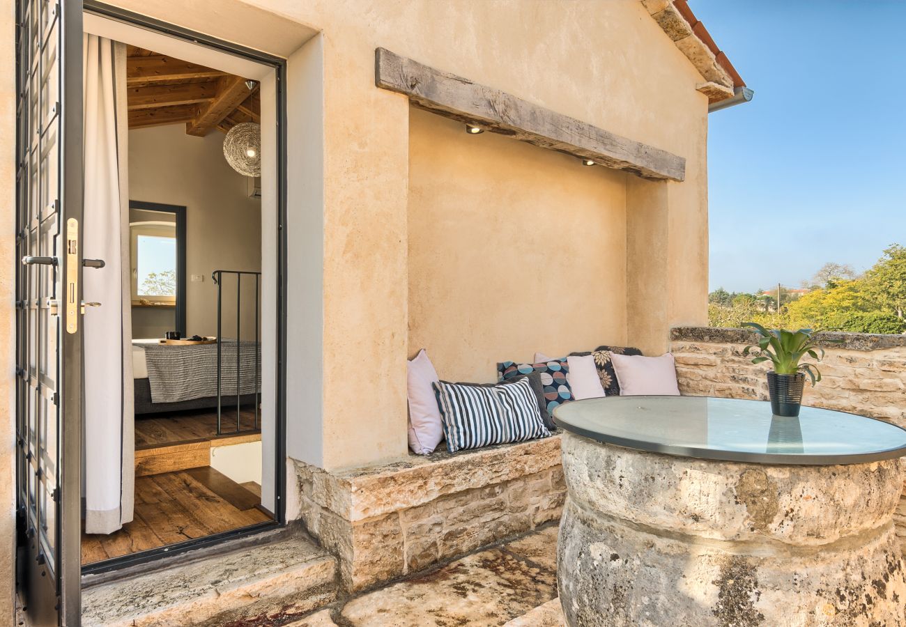 Вилла на Kurili - Charming Villa Spirit of Istria near Rovinj for 6 persons with 32 m2 private pool & jacuzzi