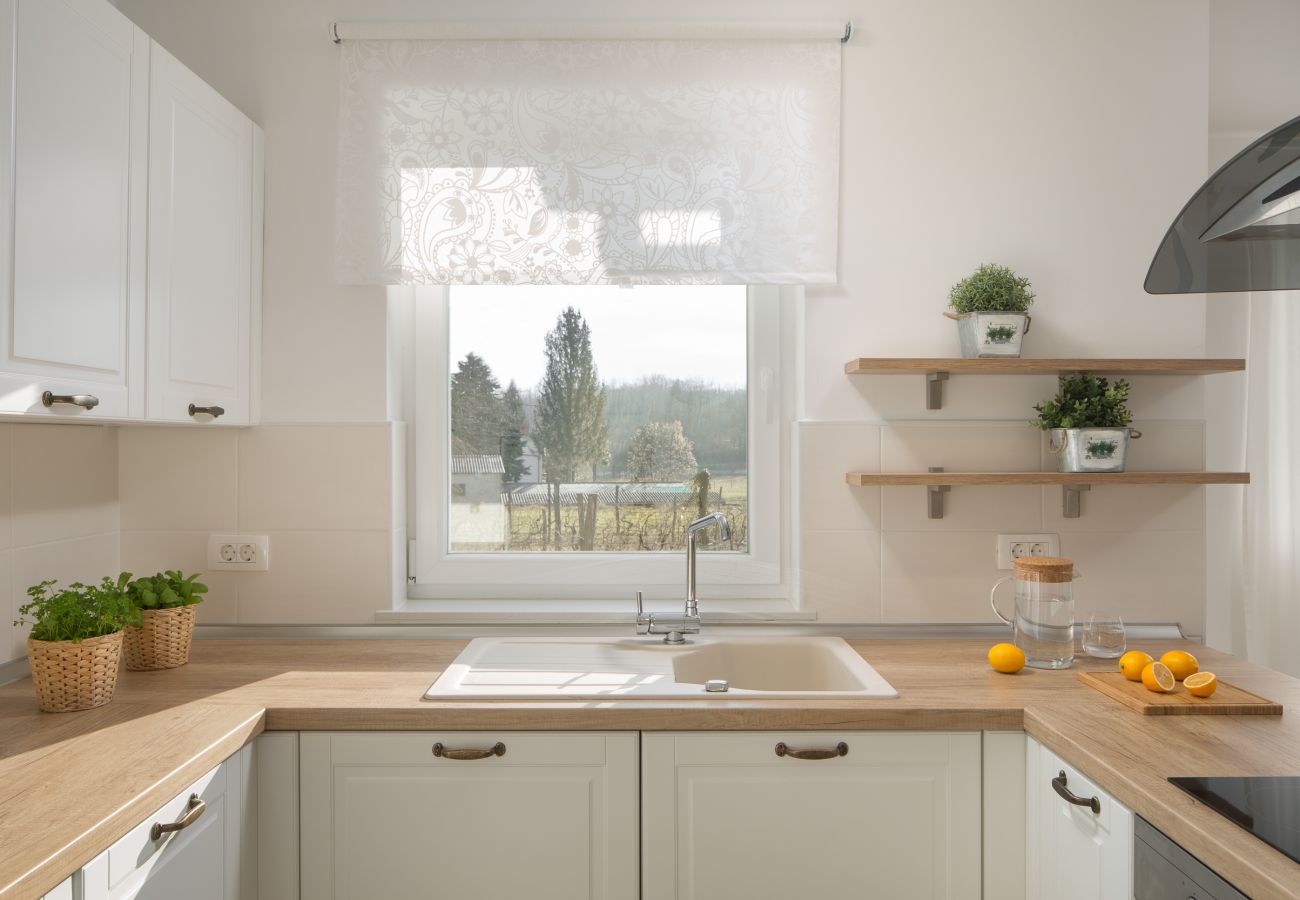 Вилла на Županici - Villa Meadow for 6 persons near Labin - Rabac with 28 m2 heated pool & kids playground