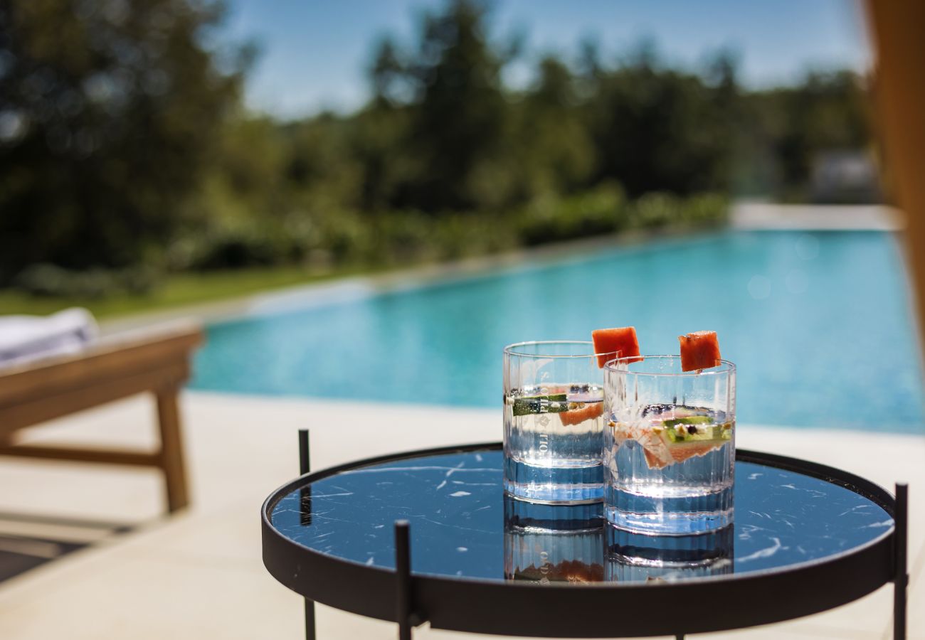 Вилла на Brajkovici - Villa Ox in Central Istria for 14 persons with 56 m2 heated pool, kids playground & large garden