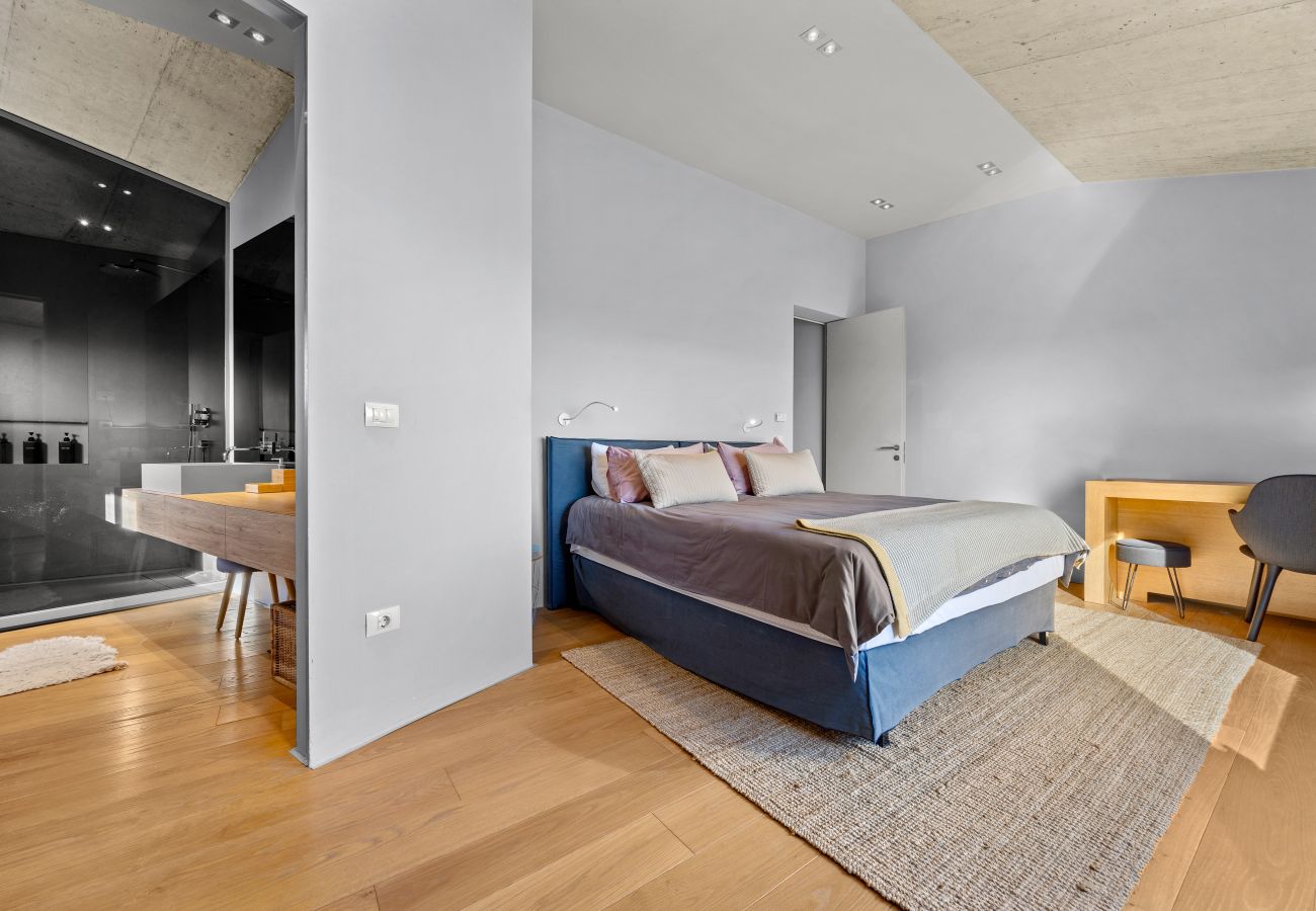 Вилла на Pazin - Villa Vista Zamask for 7 persons near Motovun with 60 m2 heated pool, free bikes & panoramic view