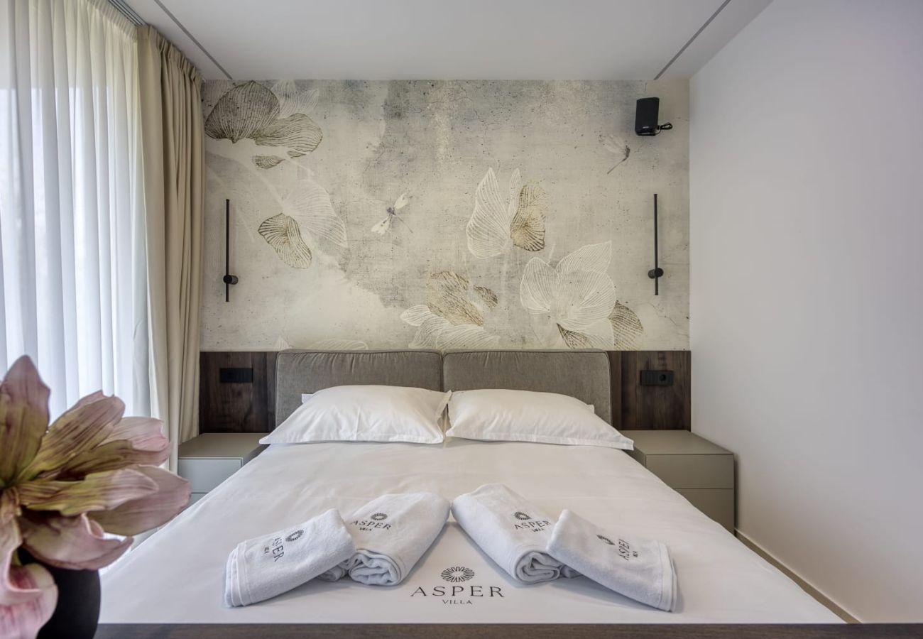 Вилла на Ližnjan - Villa Asper near Medulin for 8 persons with 40 m2 private pool, sea view and only 1 km from beach