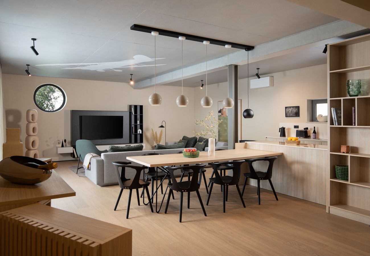 Вилла на Vodnjan - Villa Puerto de Luz near Fažana for 8 persons with 35 m2 private pool, sea view, mini golf & sauna