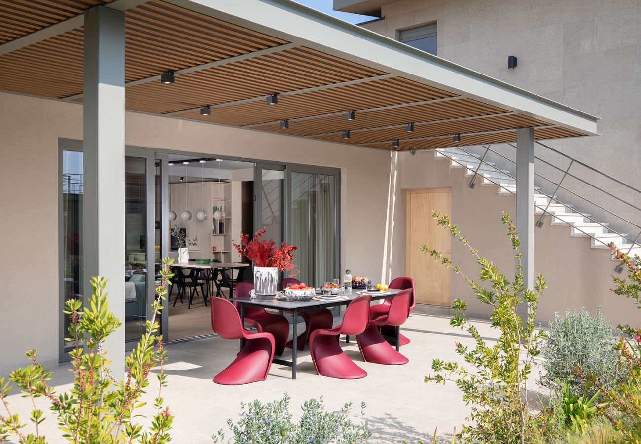 Вилла на Vodnjan - Villa Puerto de Luz near Fažana for 8 persons with 35 m2 private pool, sea view, mini golf & sauna