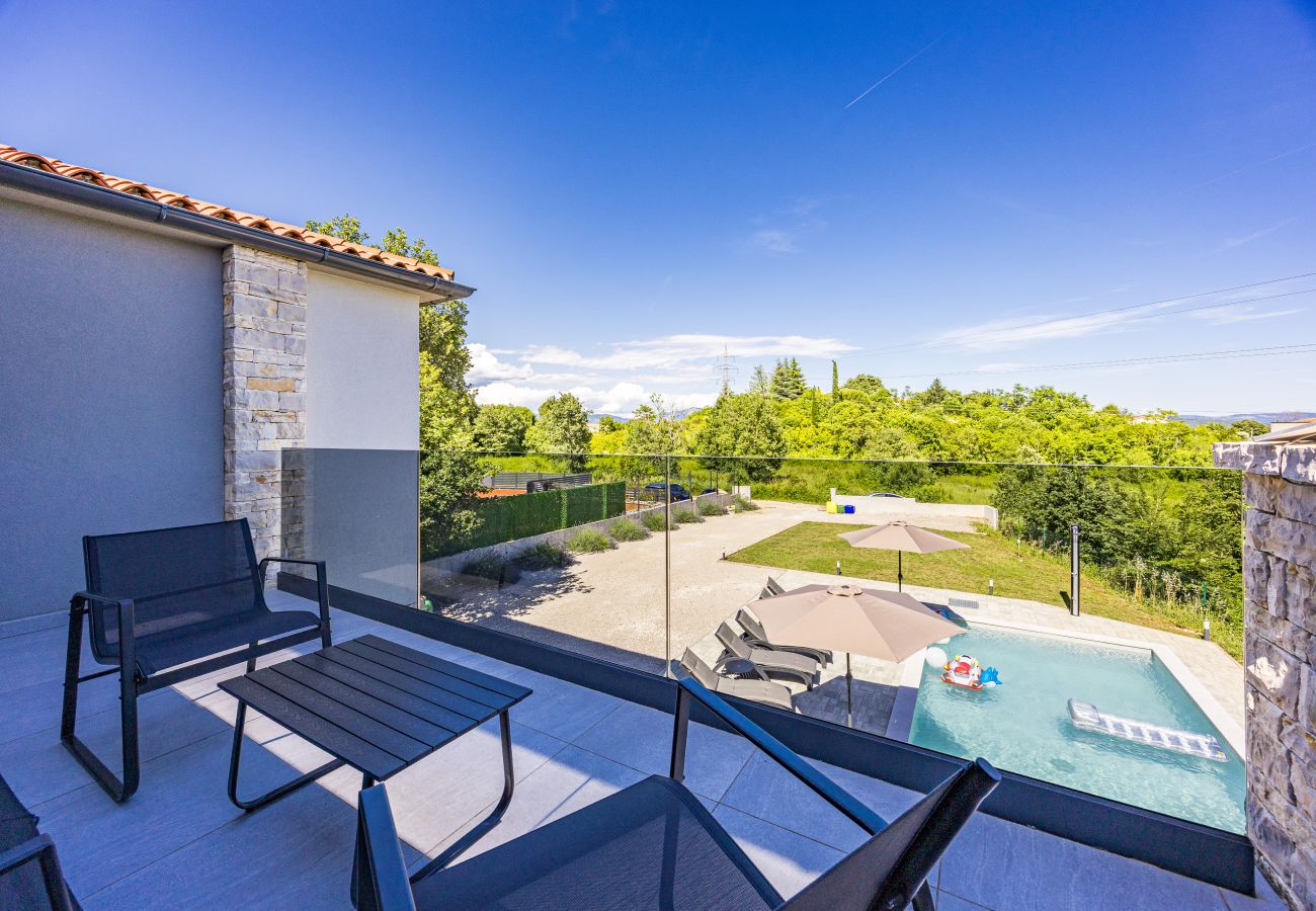 Вилла на Sveti Bartul - Villa Jan for 6 persons near Labin - Rabac with 32 m2 private pool